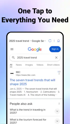 Voyager: AI Swift Browser screenshot