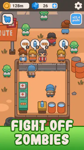 Wasteland Trade: Idle Zombie screenshot