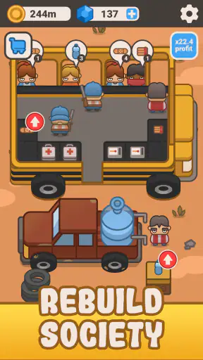 Wasteland Trade: Idle Zombie screenshot