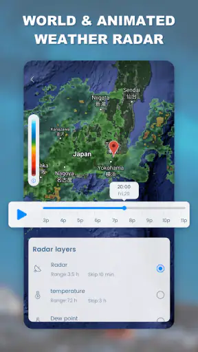 Weather app - Radar & Widget screenshot