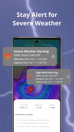 Weather Now Launcher - Radar screenshot