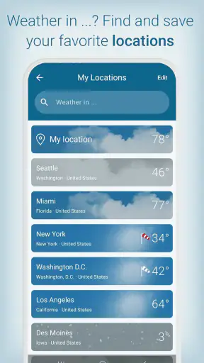 Weather & Radar - Storm radar screenshot