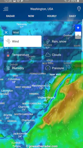 Weather Radar - Windy, rain ra screenshot