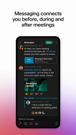 Webex Intune screenshot