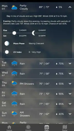WFSB First Alert Weather screenshot