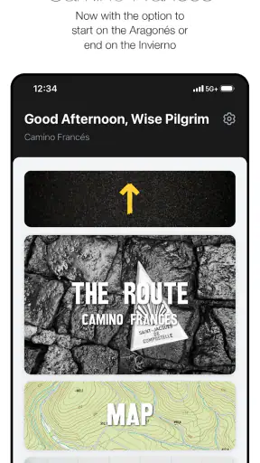 Wise Pilgrim Camino Francés screenshot