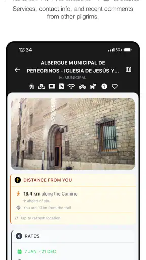 Wise Pilgrim Camino Francés screenshot