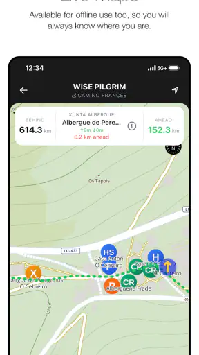 Wise Pilgrim Camino Francés screenshot