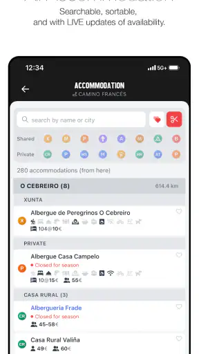 Wise Pilgrim Camino Francés screenshot