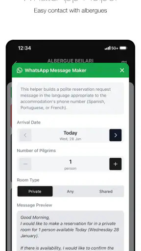 Wise Pilgrim Camino Francés screenshot