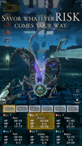 Wizardry Variants Daphne screenshot
