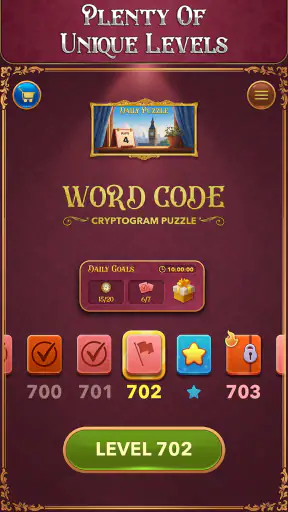 Word Code - Cryptogram Puzzle screenshot