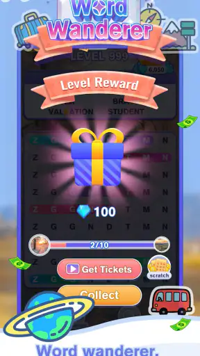 Word Wanderer - win real cash screenshot