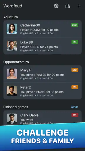 Wordfeud screenshot