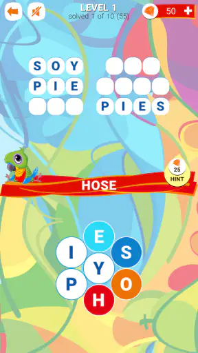 Words in Color screenshot