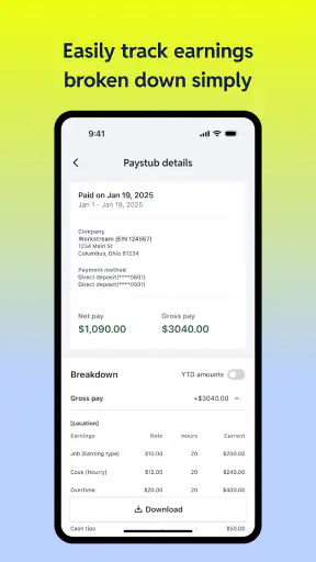Workstream US screenshot