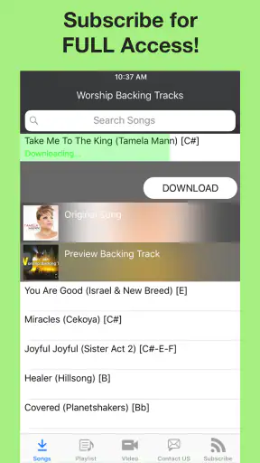 Worship Backing Tracks screenshot