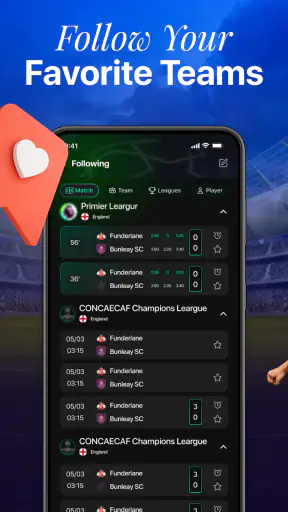 X-Score: Live Football Score screenshot