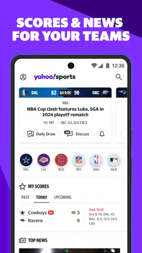 Yahoo Sports: Scores and News screenshot