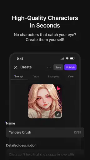 zeta — AI Chat, Live Stories screenshot