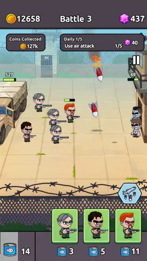 Zombie Warriors: Base Defense screenshot
