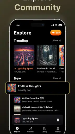 Zona: AI Song Maker & Creator screenshot